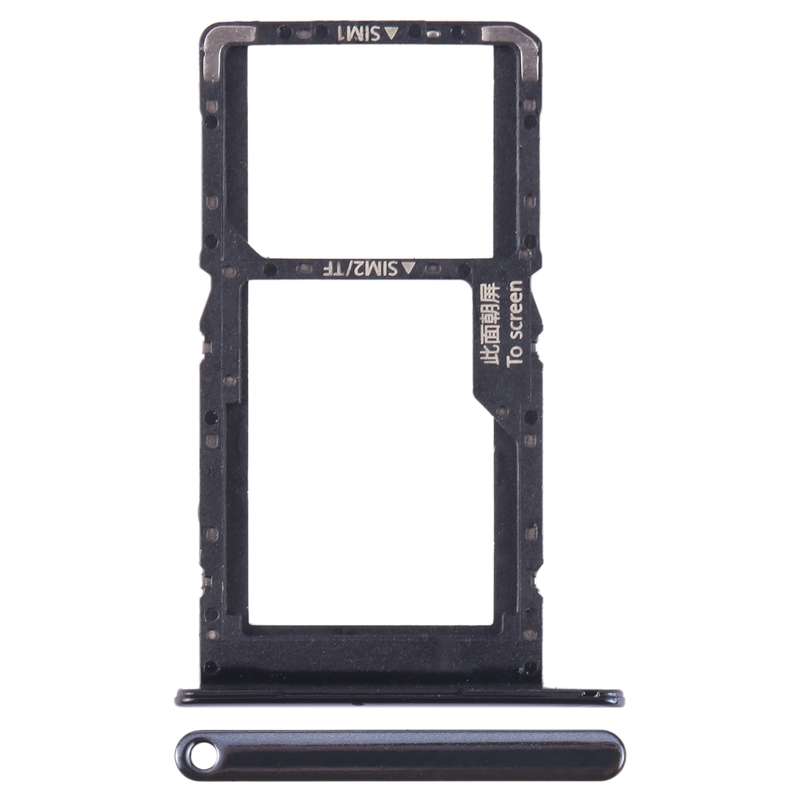 For Huawei Maimang 11 SIM + SIM / Micro SD Card Tray (Black)