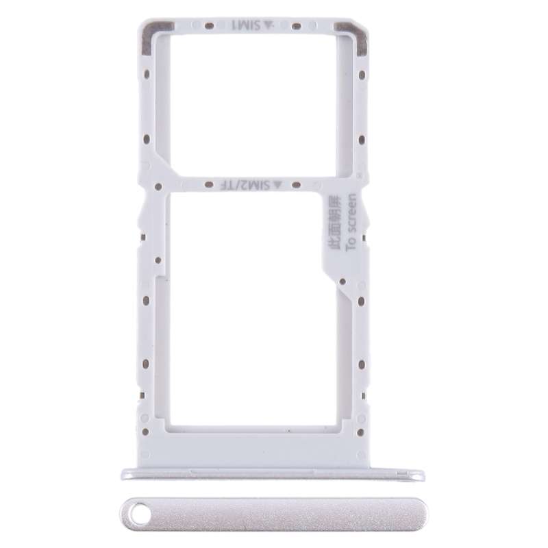 For Huawei Enjoy 50 SIM + SIM / Micro SD Card Tray (Black)