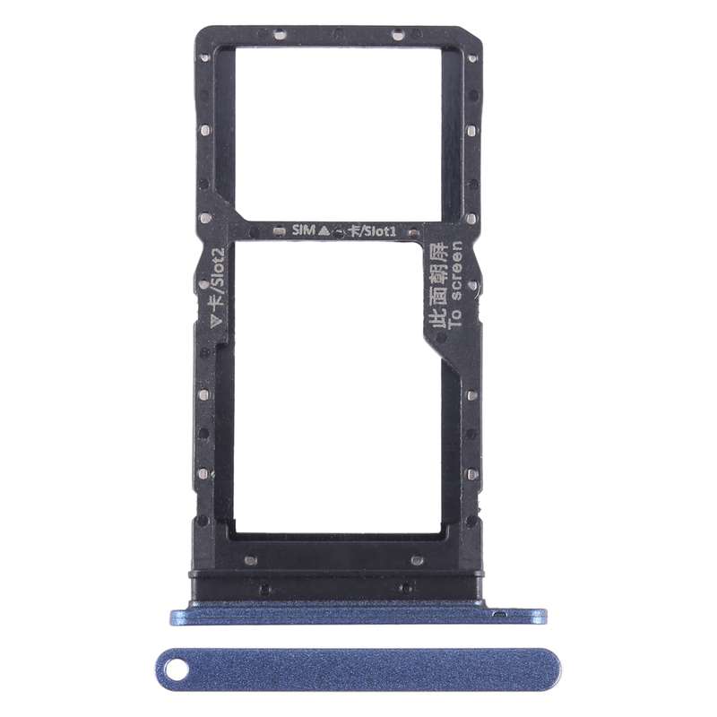 For Honor Play 20A SIM + SIM / Micro SD Card Tray (Black)