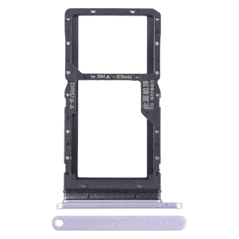 For Honor Play 20A SIM + SIM / Micro SD Card Tray (Black)