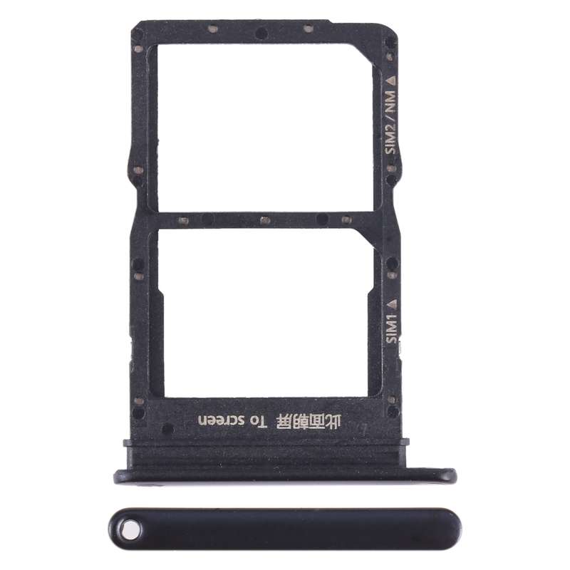 For Honor X10 Pro SIM + SIM / NM Card Tray (Silver)