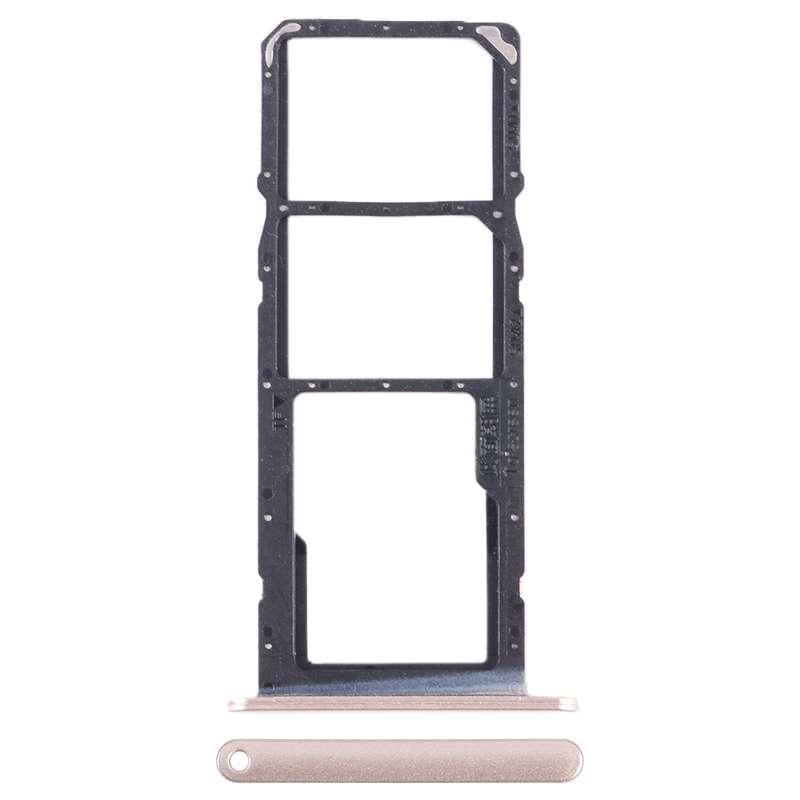 For Honor X10 Lite SIM + SIM + Micro SD Card Tray (Black)