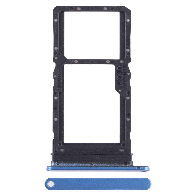 For Honor X7a SIM + SIM / Micro SD Card Tray (Silver)