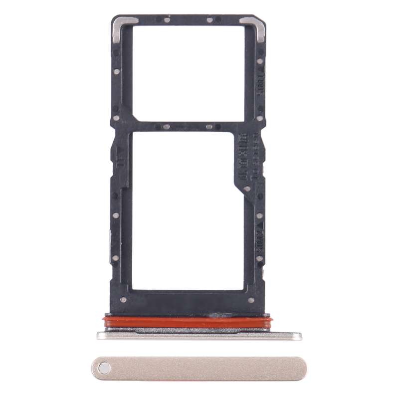 For Honor X5 SIM + SIM / Micro SD Card Tray (Silver)