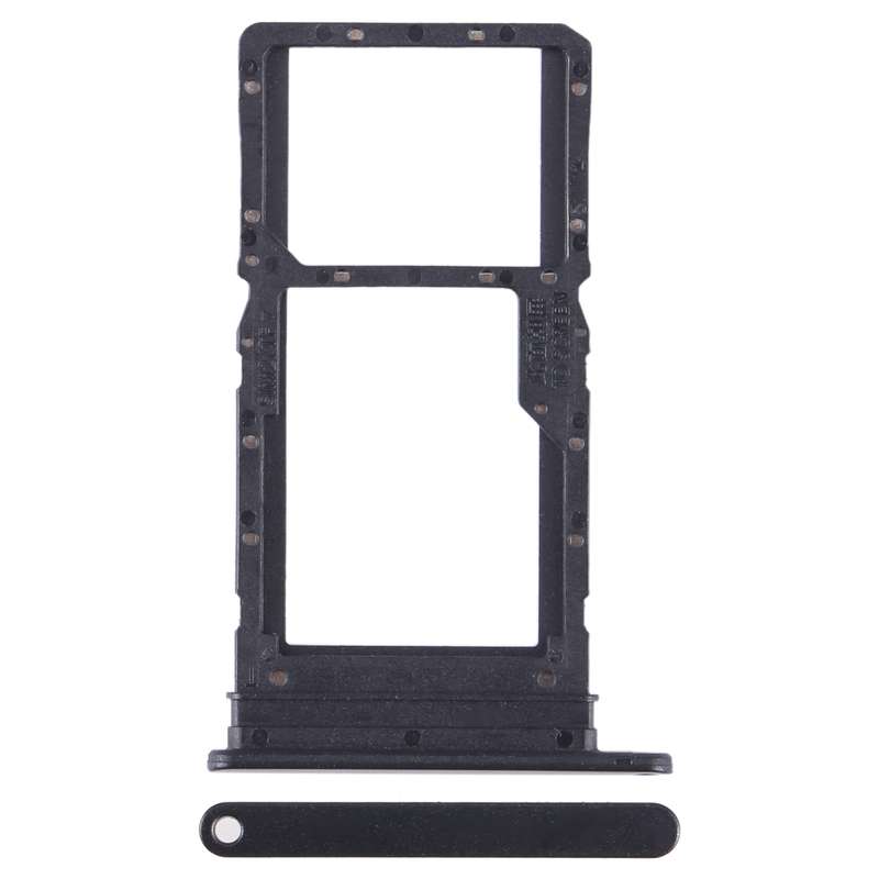For Honor X7 SIM + SIM / Micro SD Card Tray (Black)