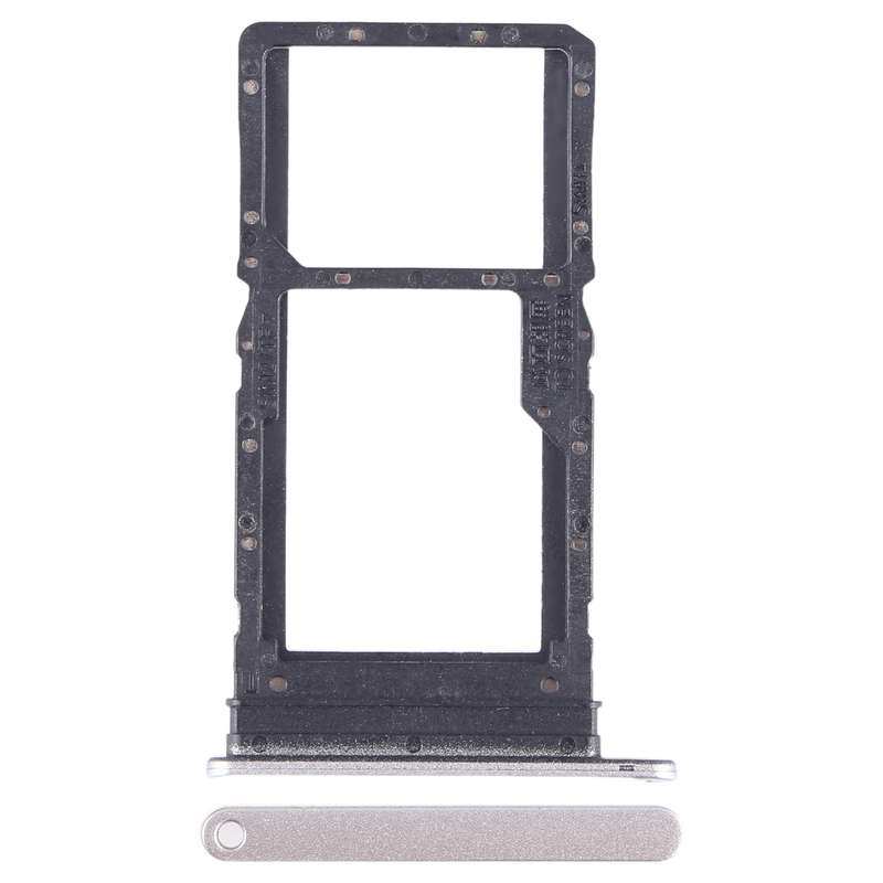 For Honor X7 SIM + SIM / Micro SD Card Tray (Black)