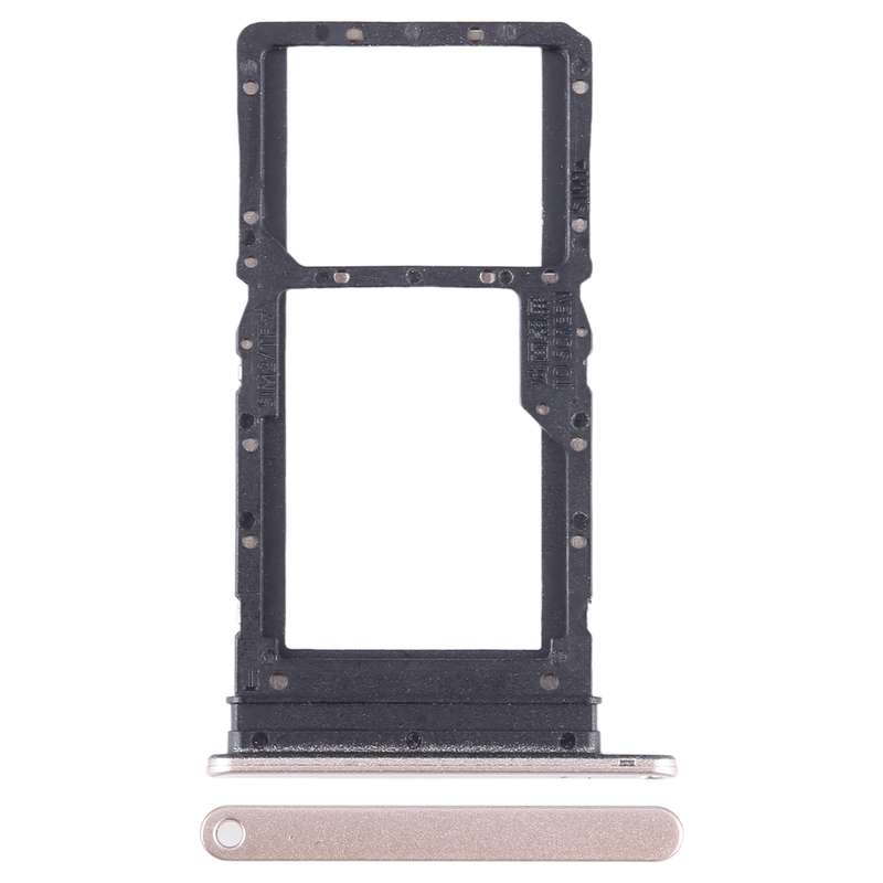 For Honor X7 SIM + SIM / Micro SD Card Tray (Black)