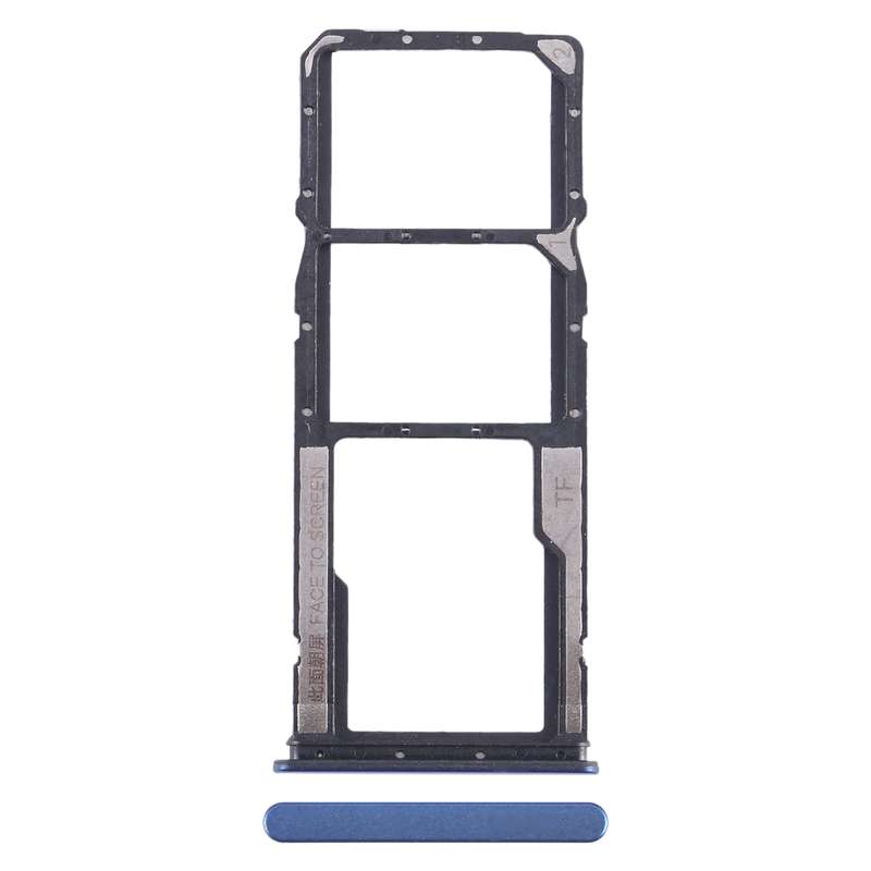 For Xiaomi Poco M4 Pro SIM Card Tray + SIM Card Tray + Micro SD Card Tray (Black)