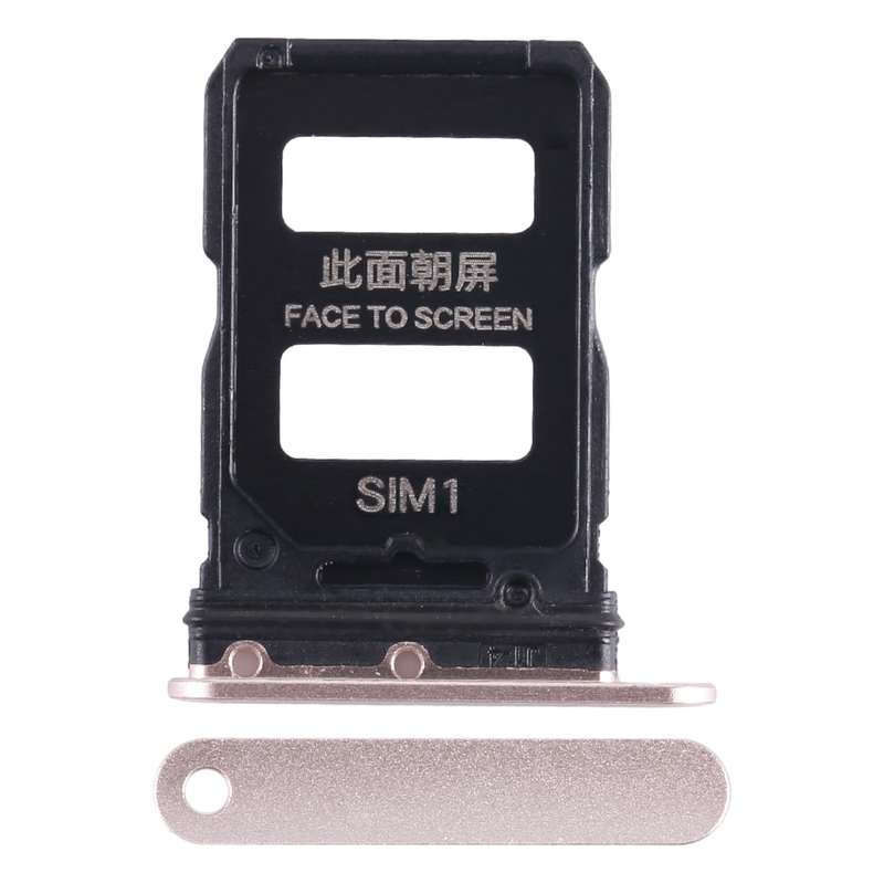 For Xiaomi Civi 1S SIM Card Tray + SIM Card Tray (Black)