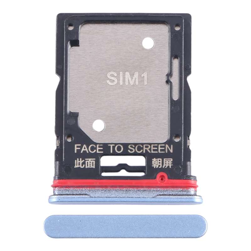 For Xiaomi Redmi Note 11T Pro+ SIM Card Tray + SIM Card Tray / Micro SD Card Tray (Black)