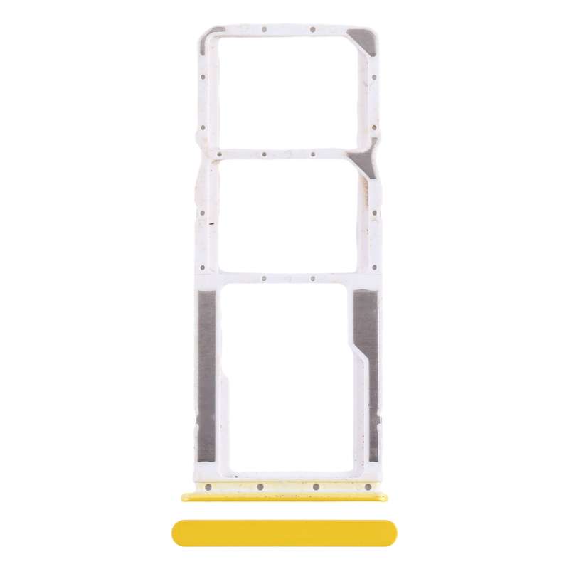 For Xiaomi Poco M5 4G SIM Card Tray + SIM Card Tray + Micro SD Card Tray (Blue)