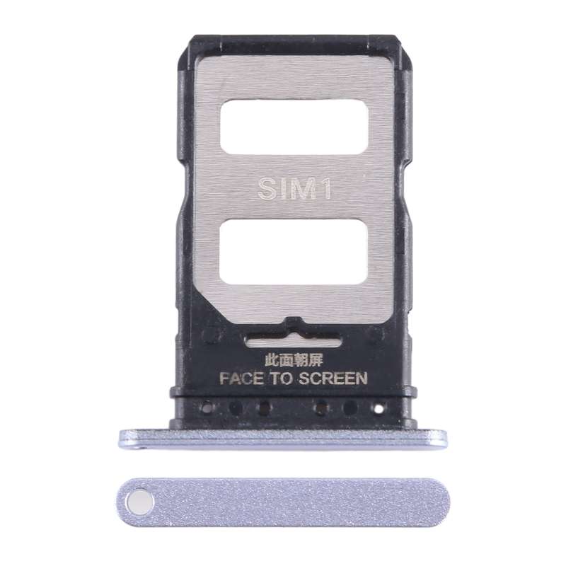 For TCL 30 / 30+ / 30 5G Original SIM Card Tray + Micro SD Card Tray(Black)