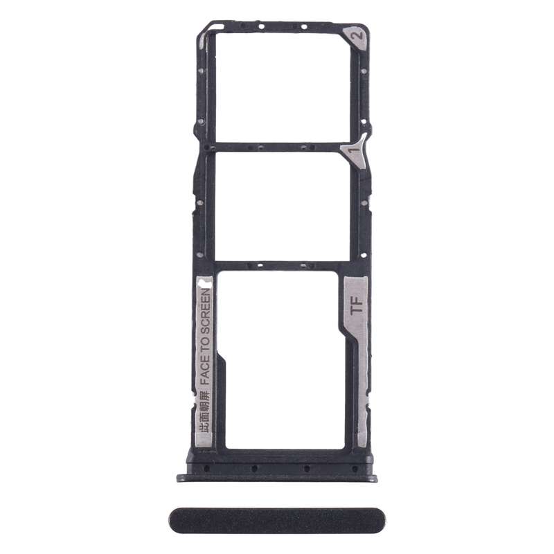 For Xiaomi Redmi 13C SIM Card Tray + SIM Card Tray + Micro SD Card Tray (Blue)