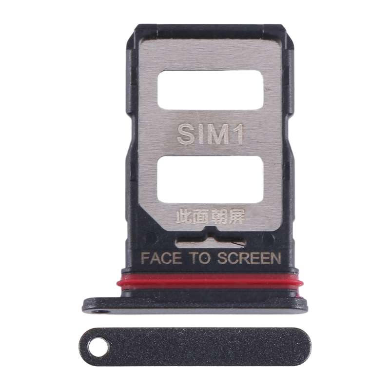 For Xiaomi Redmi K60 Ultra SIM Card Tray + SIM Card Tray (Black)