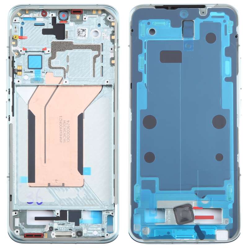 For Xiaomi 14 Original Front Housing LCD Frame Bezel Plate (Black)