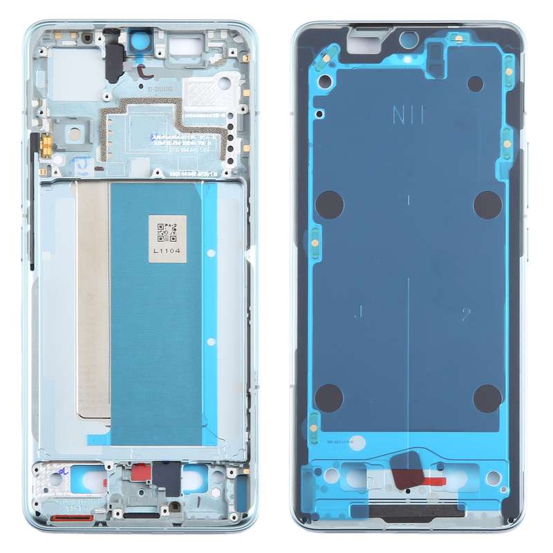 For Xiaomi Redmi K70 Original Front Housing LCD Frame Bezel Plate (Silver)