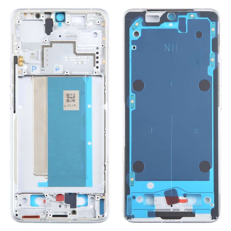 For Xiaomi Redmi K70 Original Front Housing LCD Frame Bezel Plate (Silver)