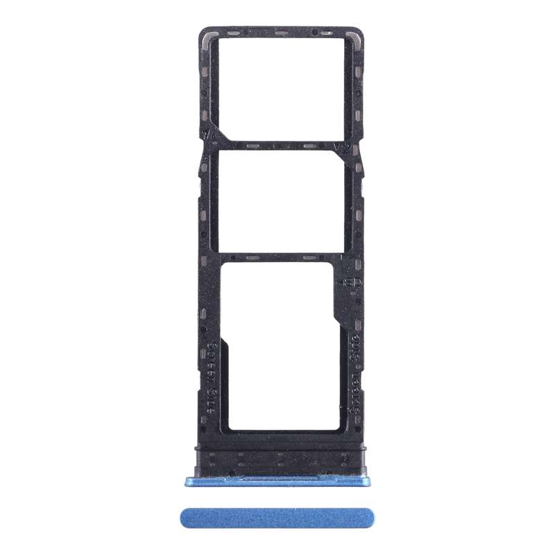 For Tecno Pova Neo SIM Card Tray + SIM Card Tray + Micro SD Card Tray (Black)
