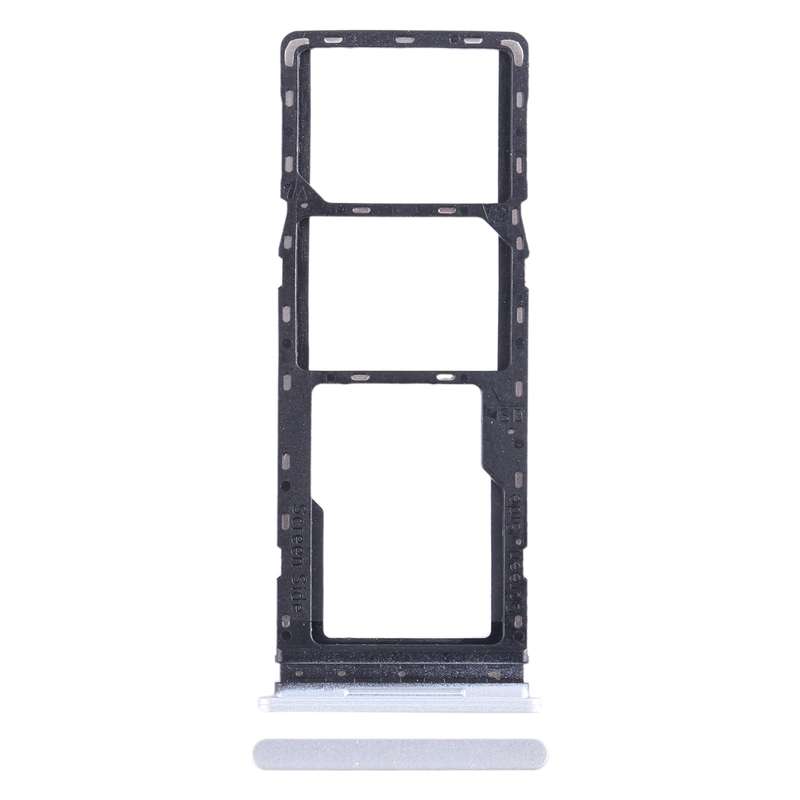 For Tecno Spark Go 2022 SIM Card Tray + SIM Card Tray + Micro SD Card Tray (Dark Blue)