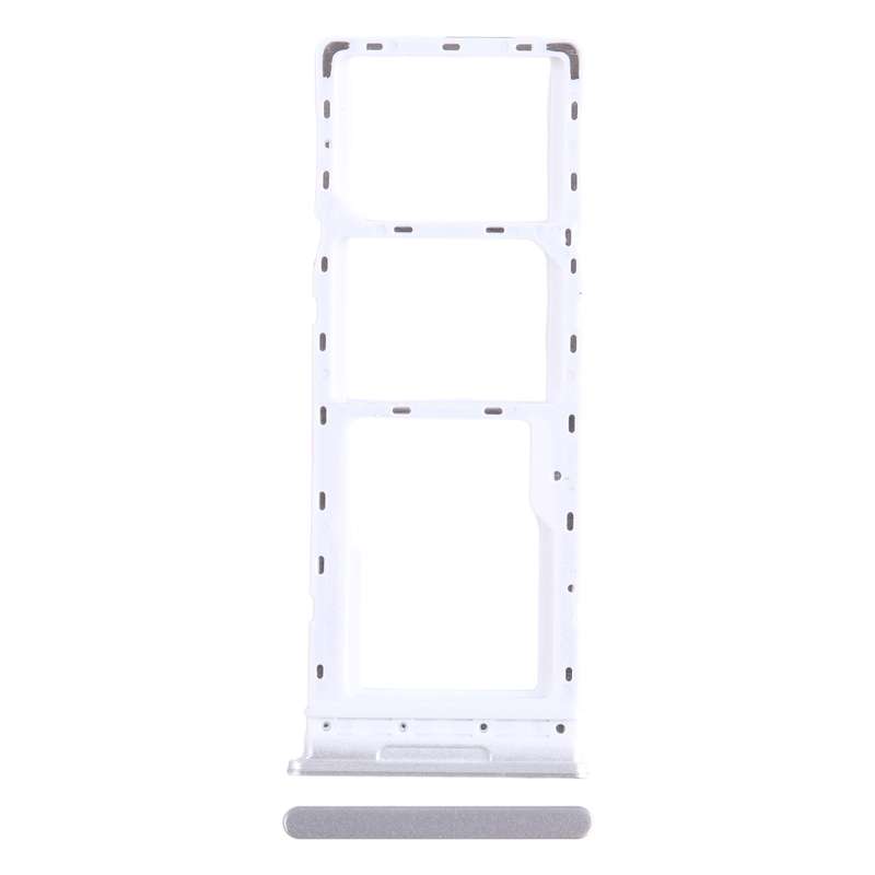 For Infinix Note 11 X663 SIM Card Tray + SIM Card Tray + Micro SD Card Tray (Blue)