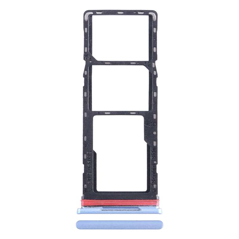 For Infinix Hot 12i X665B SIM Card Tray + SIM Card Tray + Micro SD Card Tray (Green)