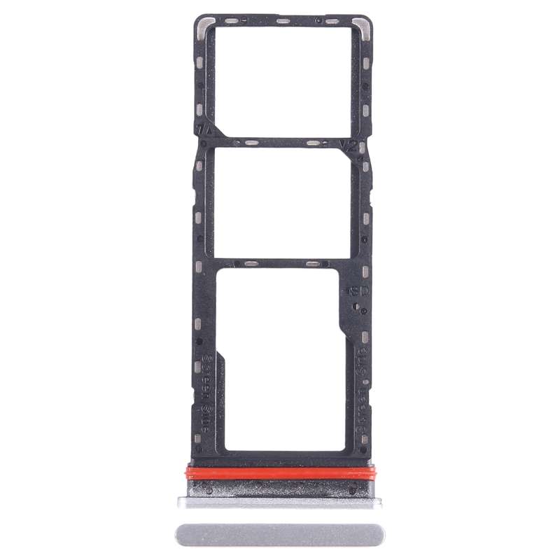 For Infinix Hot 12 Play NFC X6816C SIM Card Tray + SIM Card Tray + Micro SD Card Tray (Green)