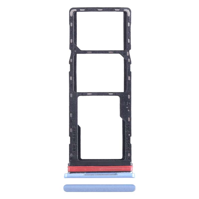 For Infinix Hot 20i X665 SIM Card Tray + SIM Card Tray + Micro SD Card Tray (Green)
