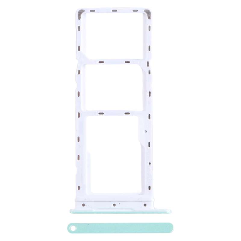 For Infinix Smart 7 HD X6516 SIM Card Tray + SIM Card Tray + Micro SD Card Tray (White)