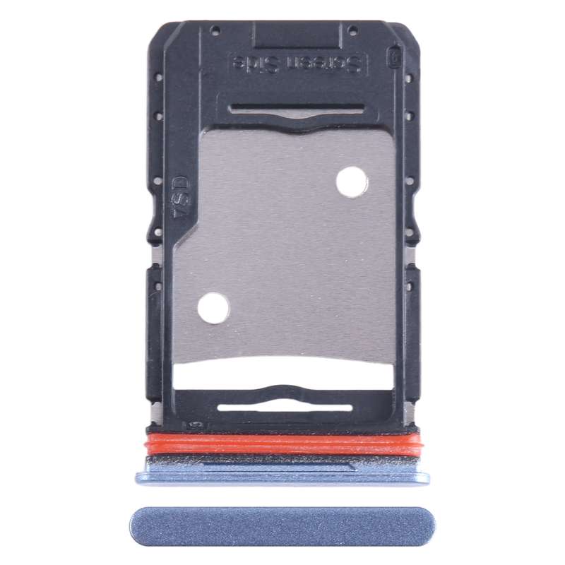 For Infinix Note 12 Pro 4G SIM Card Tray + SIM Card Tray + Micro SD Card Tray (Silver)