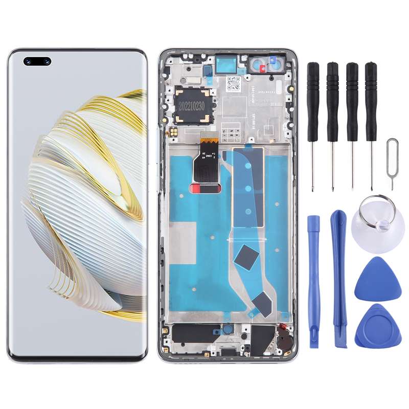 For Huawei Nova 10 Pro Original LCD Screen Digitizer Full Assembly with Frame (Black)