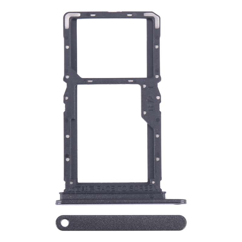 For Xiaomi Redmi Note 13 5G SIM Card Tray + SIM / Micro SD Card Tray (Black)