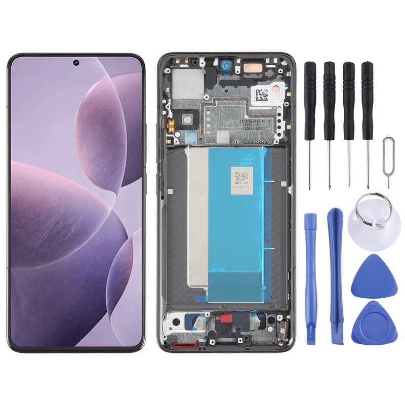 For Xiaomi Redmi K70 Pro Original AMOLED Material LCD Screen Digitizer Full Assembly with Frame (Sil