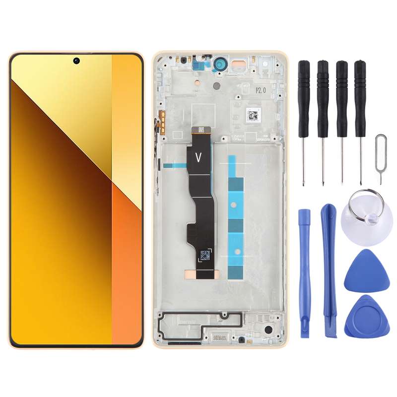For Xiaomi Redmi Note 13 5G Original AMOLED Material LCD Screen Digitizer Full Assembly with Frame (