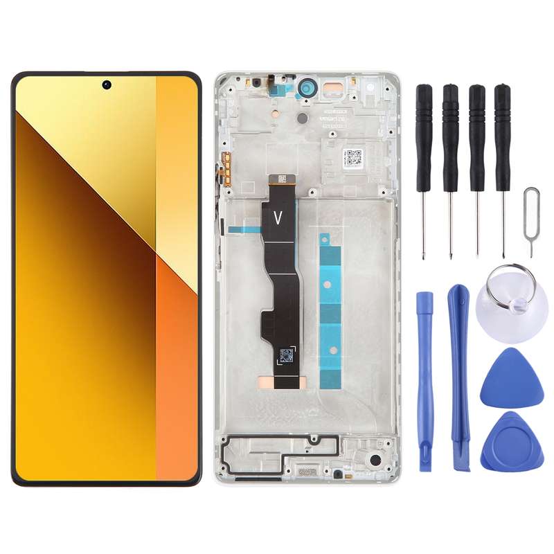 For Xiaomi Redmi Note 13 5G Original AMOLED Material LCD Screen Digitizer Full Assembly with Frame (