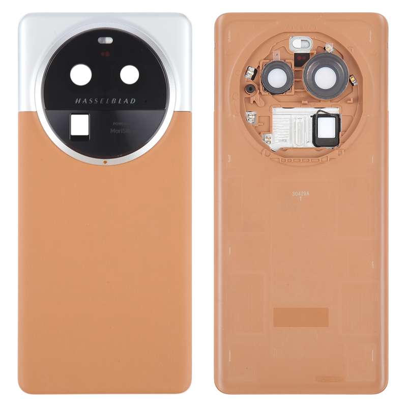 For OPPO Find X6 Pro Original Battery Back Cover with Camera Lens Cover(Black)