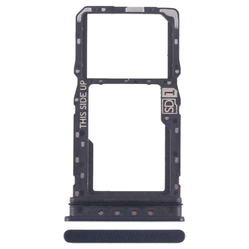 For Motorola Moto G 5G 2023 Original SIM Card Tray + Micro SD Card Tray (Black)