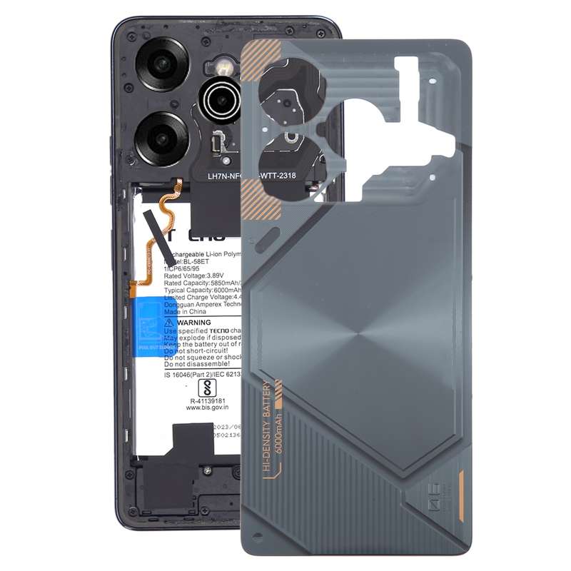 For Tecno Pova 6 Pro Original Battery Back Cover(Green)