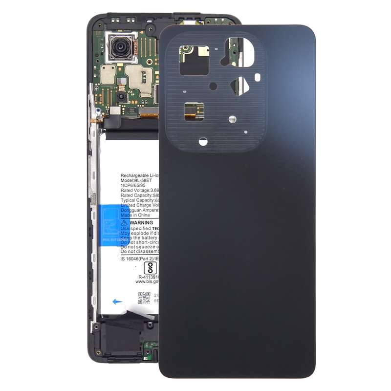 For Infinix Hot 40 X6836 Original Battery Back Cover(Black)