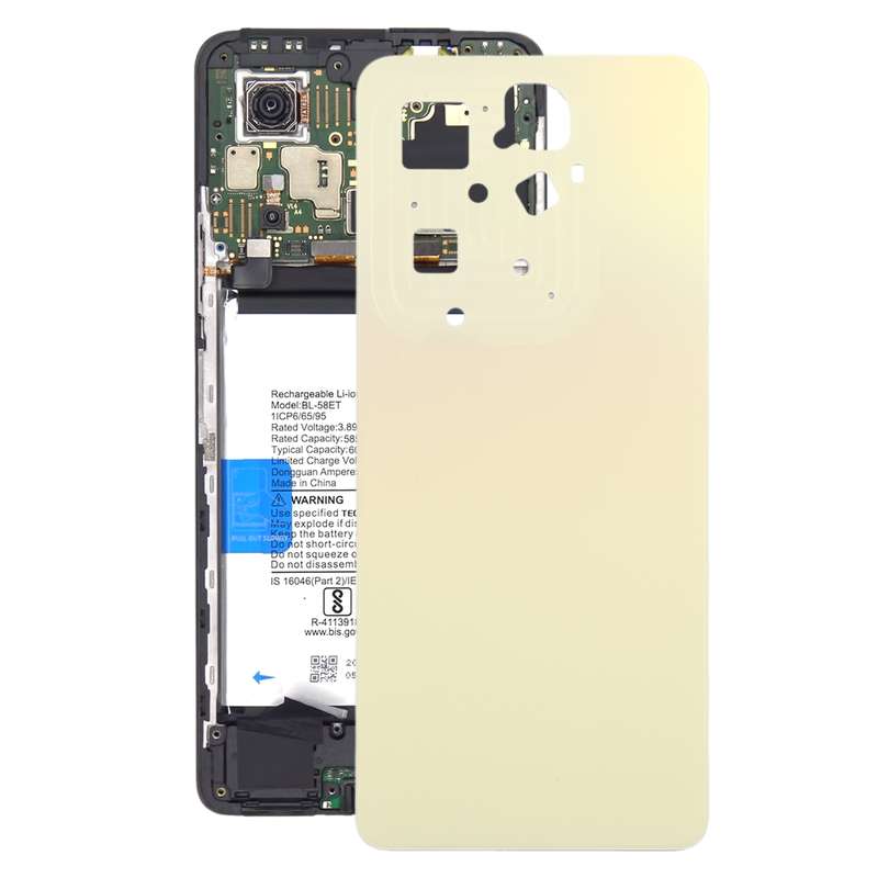 For Infinix Hot 40 X6836 Original Battery Back Cover(Black)