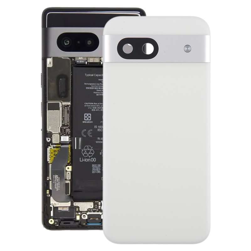 For Google Pixel 8a Original Battery Back Cover with Camera Lens Cover(Black)