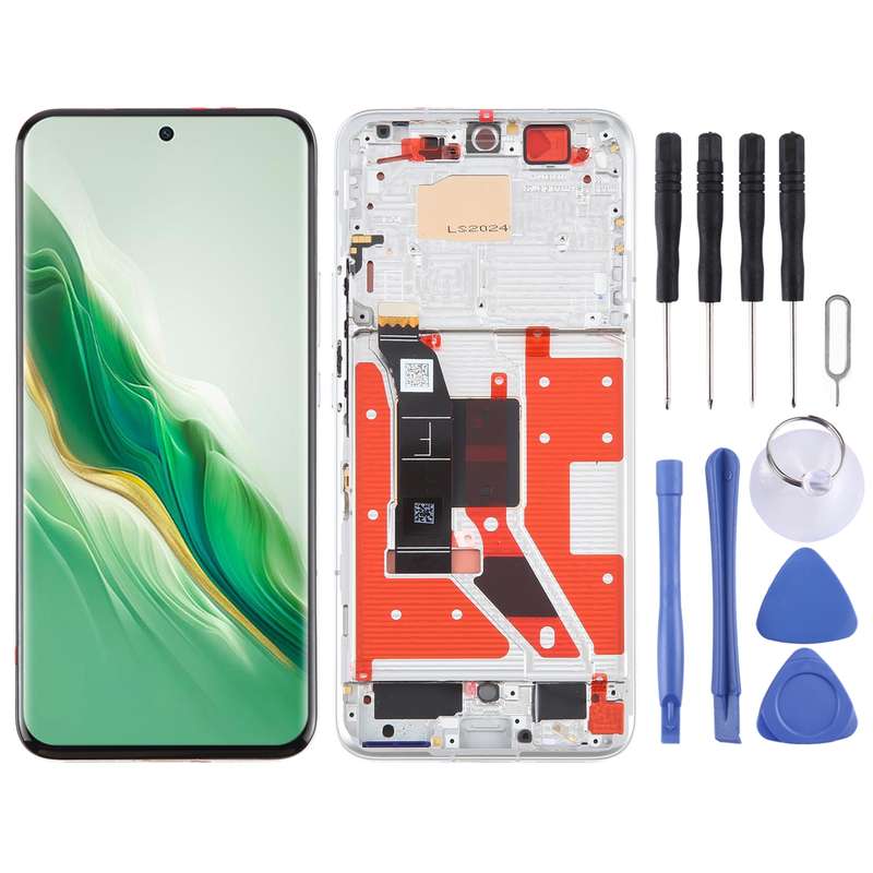 For Honor Magic6 Original LCD Screen Digitizer Full Assembly with Frame (Grey)