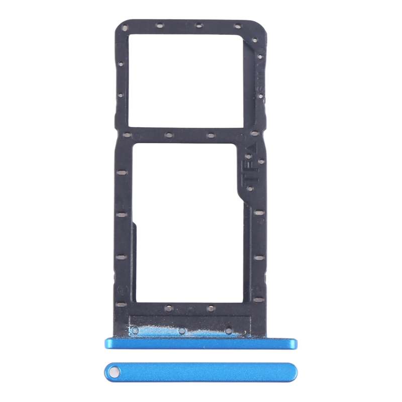 For Alcatel 1SE 2020 5030 SIM Card Tray + Micro SD Card Tray (Green)