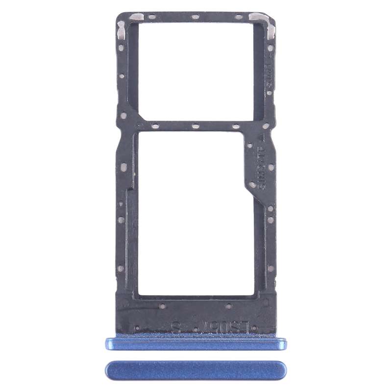 For Alcatel 1L Pro 4065F SIM Card Tray + Micro SD Card Tray (Grey)