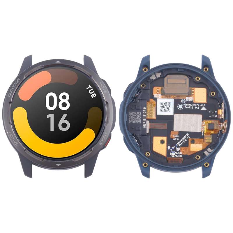 For Xiaomi Watch S1 Active Original LCD Screen and Digitizer Full Assembly With Frame (Silver)
