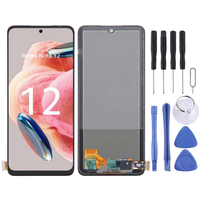 For Xiaomi Redmi Note 12 4G TFT LCD Screen with Digitizer Full Assembly, Not Supporting Fingerprint