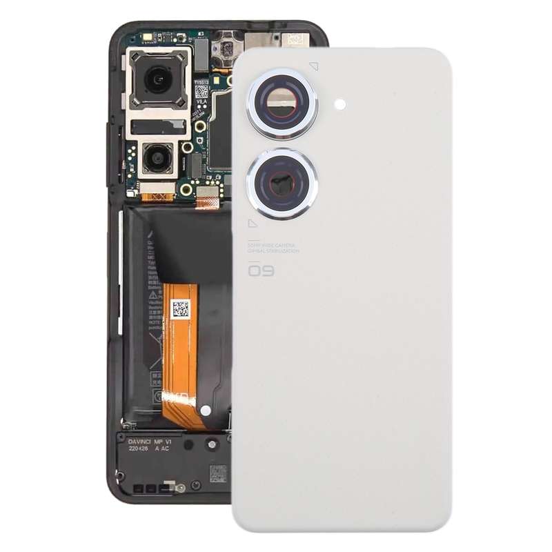 For Asus Zenfone 9 AI2202 Original Battery Back Cover with Camera Lens Cover(Black)