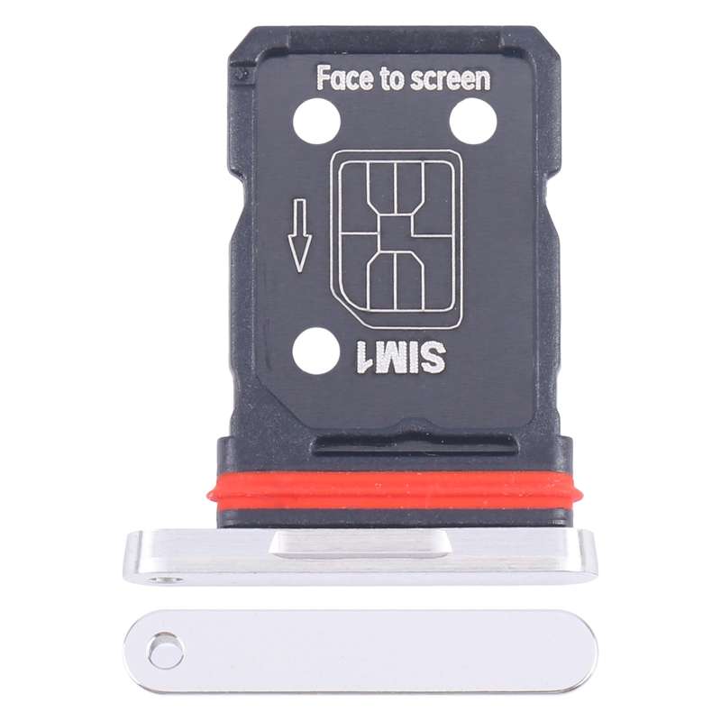For OnePlus 12 PJD110 CPH2573 CPH2581 SIM Card Tray + SIM Card Tray (Black)