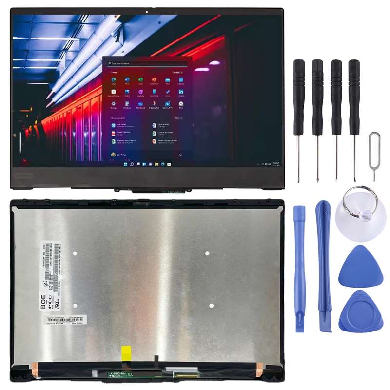 For Lenovo Thinkpad X1 Yoga 5th Generation 2020 40 Pin UHD LCD Screen Digitizer Full Assembly with F