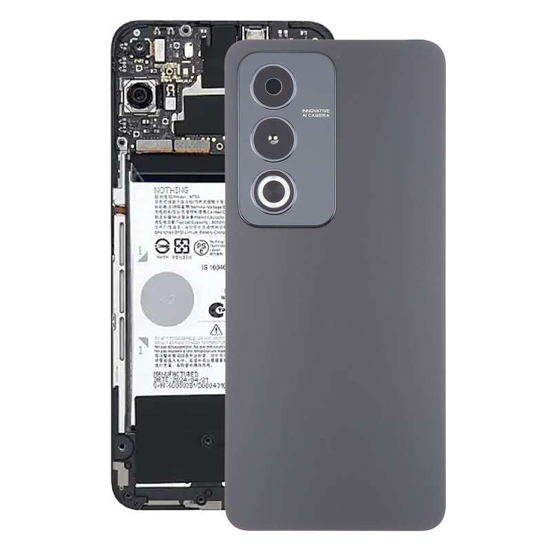 For OPPO A3 Pro 5G Original Battery Back Cover with Camera Lens(Black)