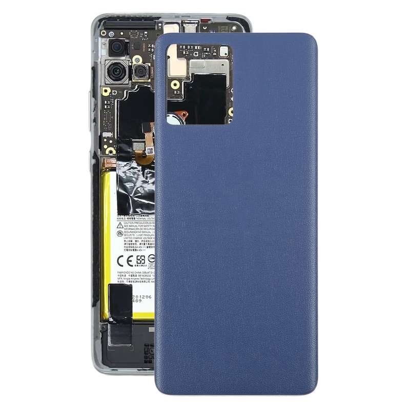 For Motorola Edge+ 2020 Original Battery Back Cover(Blue)